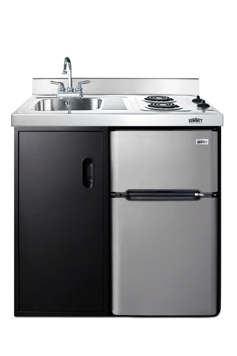 All-In-One 3.2 Cubic Feet Freestanding Mini Fridge with Freezer