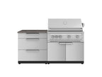Classic Series 4PC Modular Outdoor Kitchen · 304 Stainless Steel · SS Door · Platinum Grill