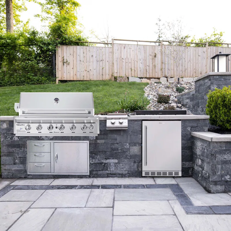 Kalamera 6-Burner Infrared Gas Grill | High-Performance Stainless Steel Backyard Grill