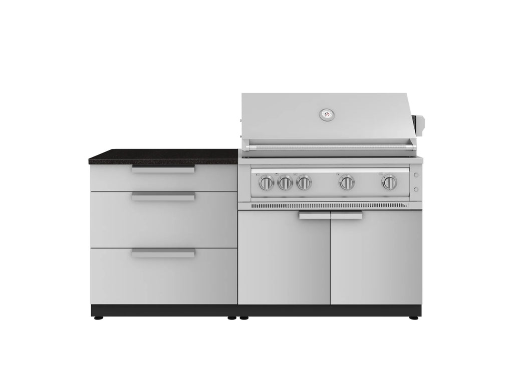 Classic Series 4PC Modular Outdoor Kitchen · 304 Stainless Steel · SS Door · Platinum Grill