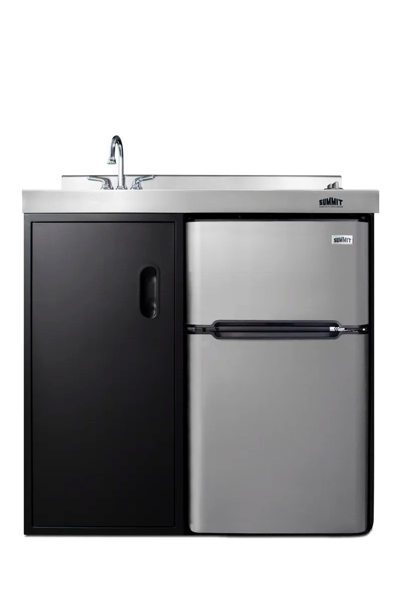 All-In-One 3.2 Cubic Feet Freestanding Mini Fridge with Freezer