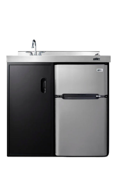 All-In-One 3.2 Cubic Feet Freestanding Mini Fridge with Freezer