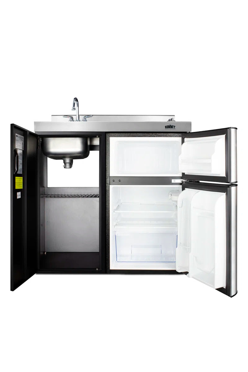 All-In-One 3.2 Cubic Feet Freestanding Mini Fridge with Freezer