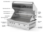 Classic Series 4PC Modular Outdoor Kitchen · 304 Stainless Steel · SS Door · Platinum Grill