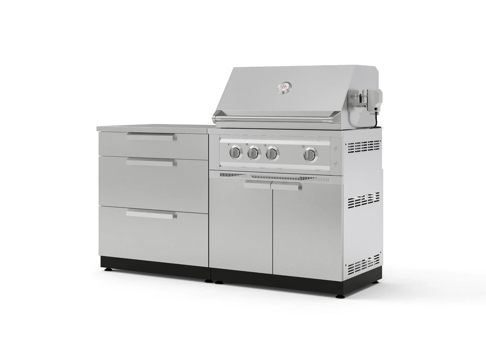 Classic Series 4PC Modular Outdoor Kitchen · 304 Stainless Steel · SS Door · Platinum Grill
