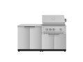 Classic Series 4PC Modular Outdoor Kitchen · 304 Stainless Steel · SS Door · Platinum Grill