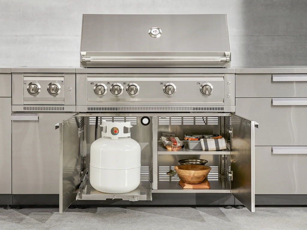 Classic Series 4PC Modular Outdoor Kitchen · 304 Stainless Steel · SS Door · Platinum Grill