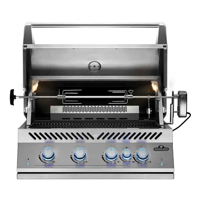 Napoleon 700 Series Built-In Gas Grill w/ Rotisserie & SafetyGlow