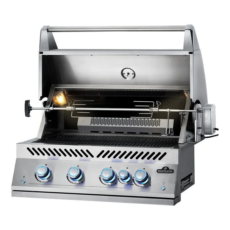 Napoleon 700 Series Built-In Gas Grill w/ Rotisserie & SafetyGlow