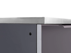 Classic Series 6-Piece Modular Outdoor Kitchen | Aluminum Frame, Tempered Glass Doors & Platinum Grill