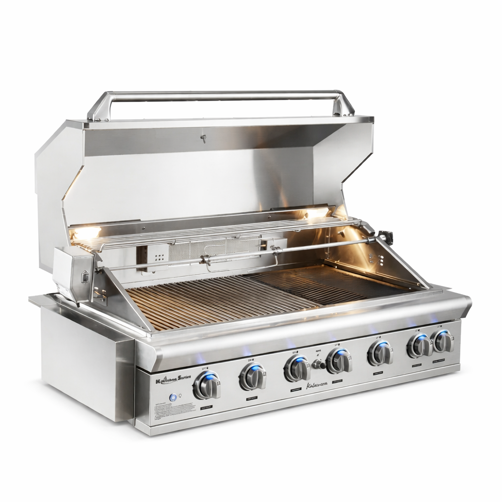 Kalamera 6-Burner Infrared Gas Grill | High-Performance Stainless Steel Backyard Grill