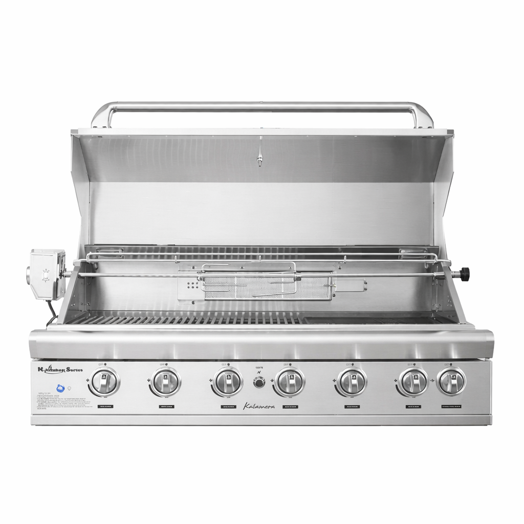 Kalamera 6-Burner Infrared Gas Grill | High-Performance Stainless Steel Backyard Grill