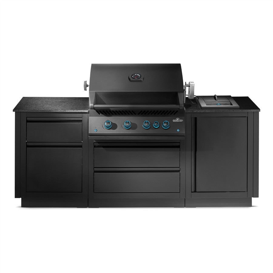 Napoleon Oasis 300 Built-In 32 Inch 700 Series Grill w/ Infrared Burner in Matte Black
