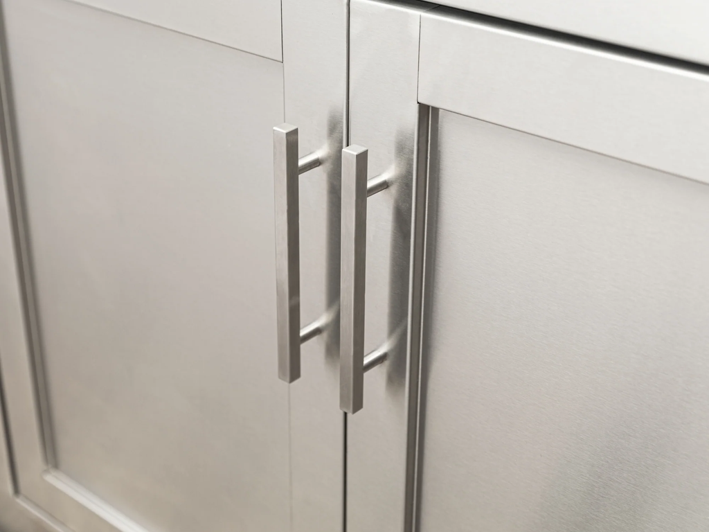 Signature Series 8-Piece Custom Outdoor Kitchen | 304 Stainless Steel with Shaker-Style Doors