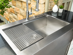 Signature Series 8-Piece Custom Outdoor Kitchen | 304 Stainless Steel with Shaker-Style Doors