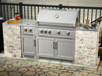 Signature Series 8-Piece Custom Outdoor Kitchen | 304 Stainless Steel with Shaker-Style Doors