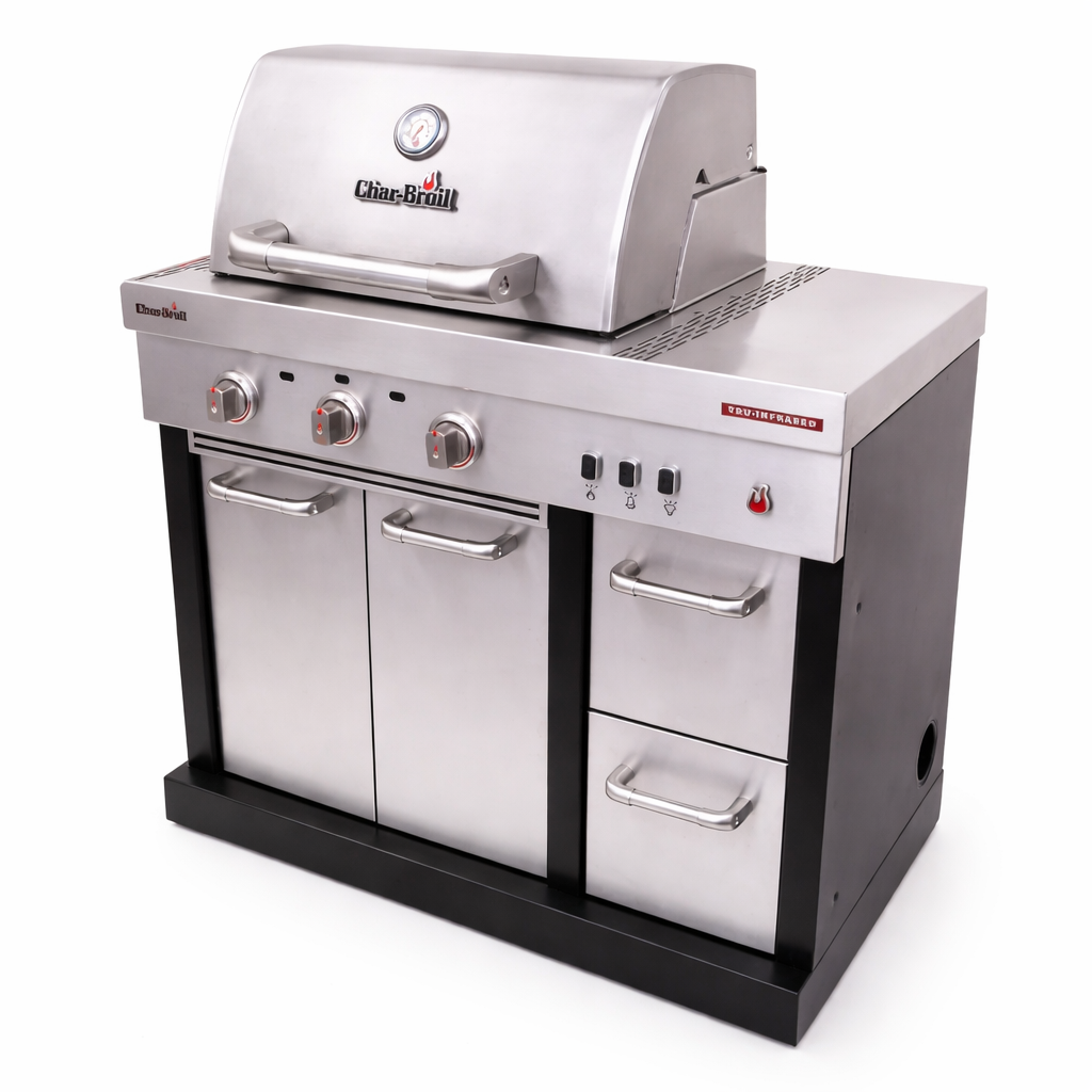 Charbroil Medallion Series 3-Burner Infrared Built-In Gas Grill | Modular Outdoor Kitchen Ready