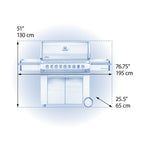 Napoleon Prestige® PRO 665 Gas Grill with Infrared Rear & Side Burners