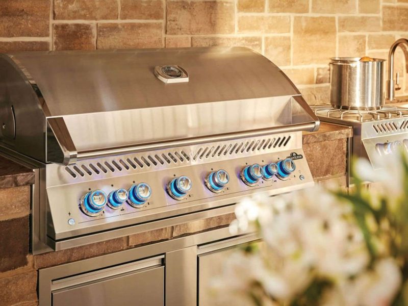 Napoleon 700 Series Built-In Gas Grill w/ Rotisserie & SafetyGlow