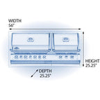 Napoleon Prestige® PRO 825RSBI Built-In Gas Grill with Infrared Burners