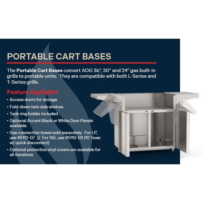 Portable Cart Base - American Outdoor Grills