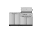 Classic Series 4PC Modular Outdoor Kitchen · 304 Stainless Steel · SS Door · Platinum Grill